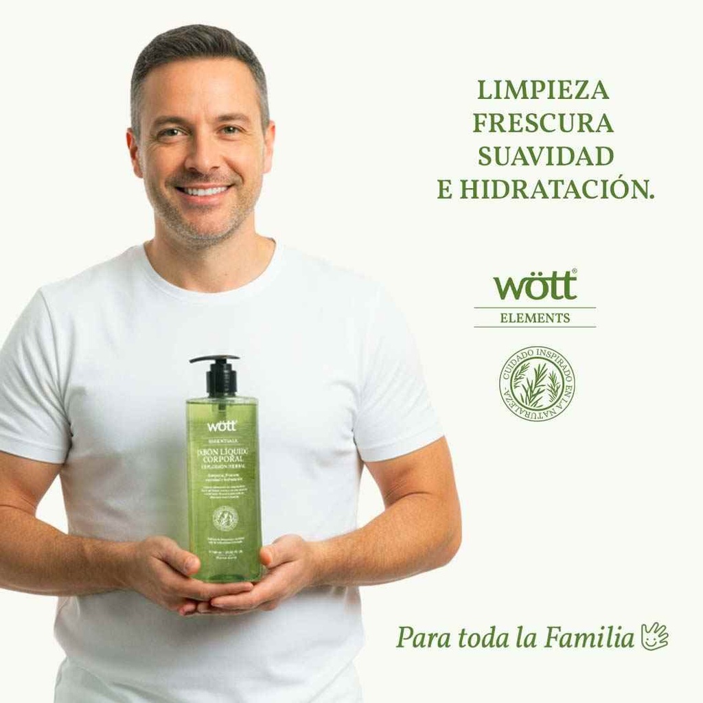 JABON CORPORAL HERBAL WOTT 740 ML