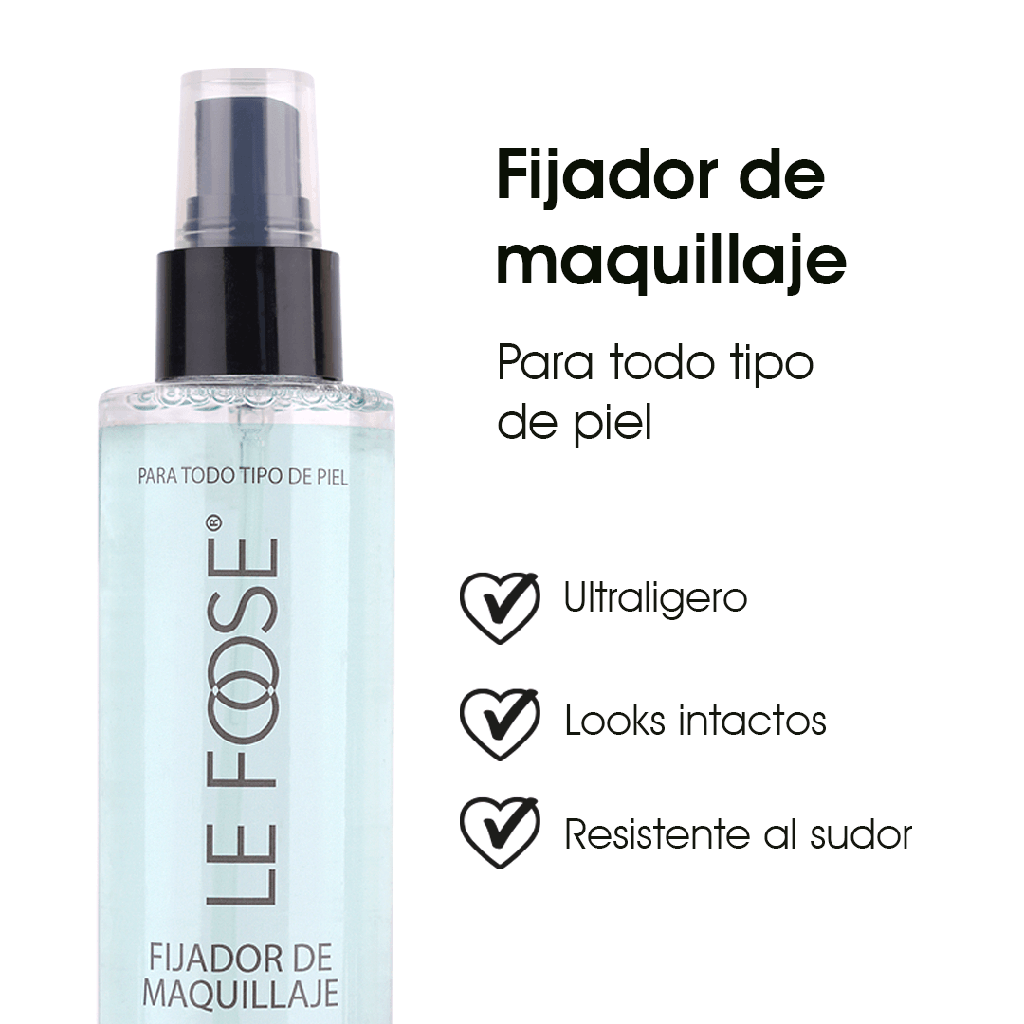 FIJADOR DE MAQUILLAJE PROFESIONAL LE FOOSE 140 ML