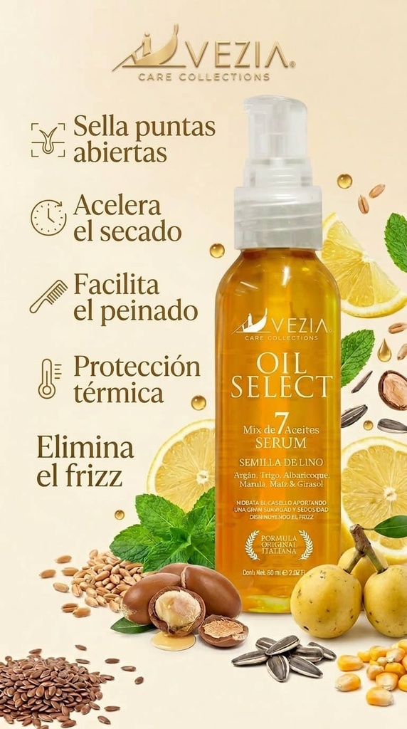 SERUM MIX 7 ACEITES OIL SELECT 60 ML