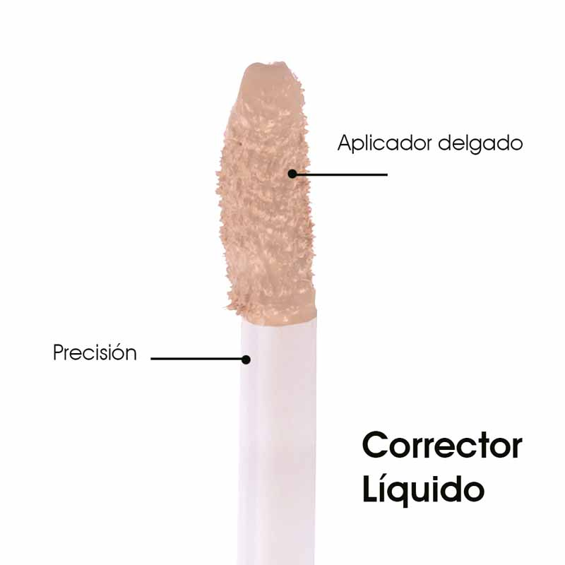Corrector Liquido de Alta Cobertura Acabado Mate y Larga Duración para Ojeras e Imperfecciones Tono Cocoa Le Foose