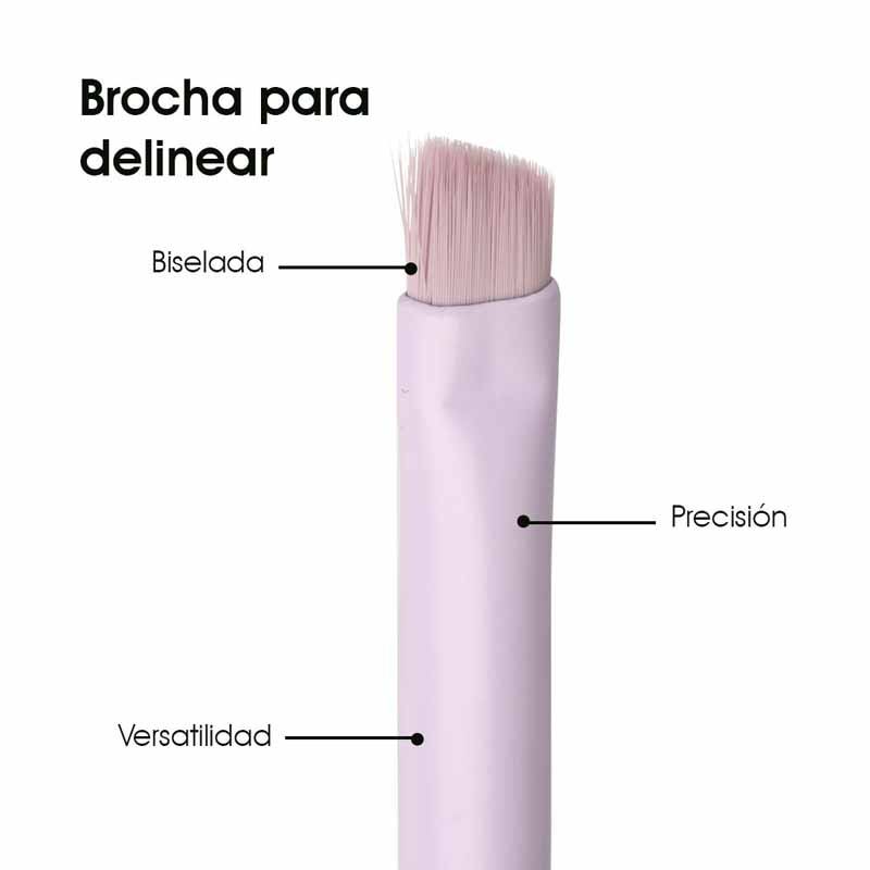 Brocha Angular para Delineado con Aplicación Precisa para Ojos y Cejas con Alto Control Le Foose