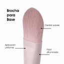 Brocha para Base de Maquillaje Plana de Alta Cobertura con Aplicación Uniforme Le Foose