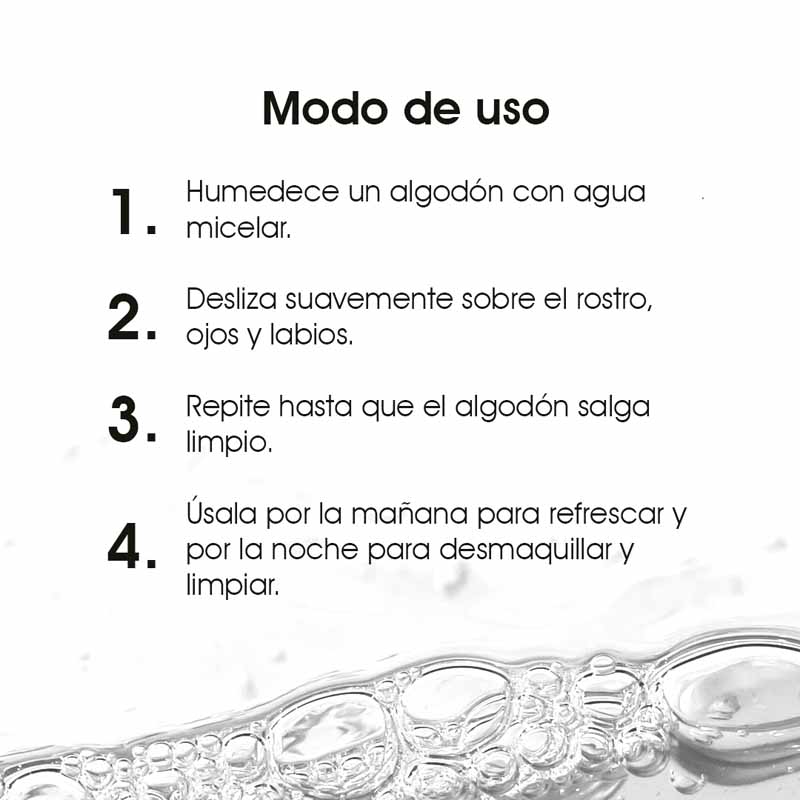 Agua Micelar para Limpieza Facial Suave Hidratante Ideal para Piel Sensible Uso Diario Le Foose