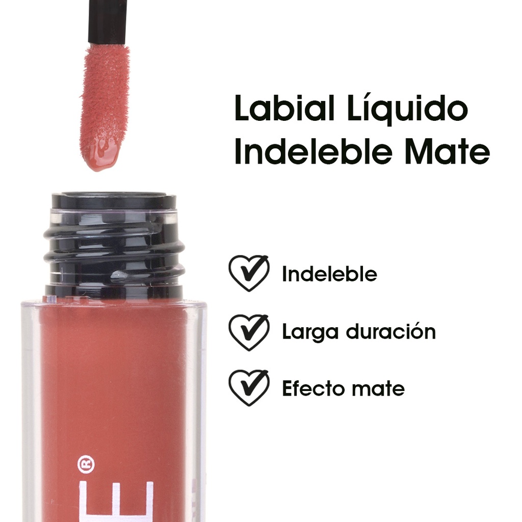 LABIAL MATE LIQUIDO LE FOOSE MWAH