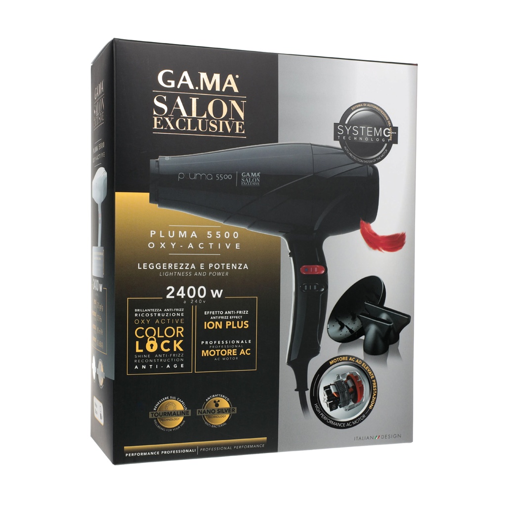 [G-PLUMA5500] SECADORA PLUMA 5500 OXY ACTIVE GAMA