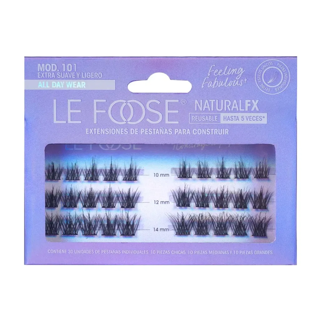 [EXTLF-101] Extensiones De Pestaña Construibles Natural Fx Le Foose 101