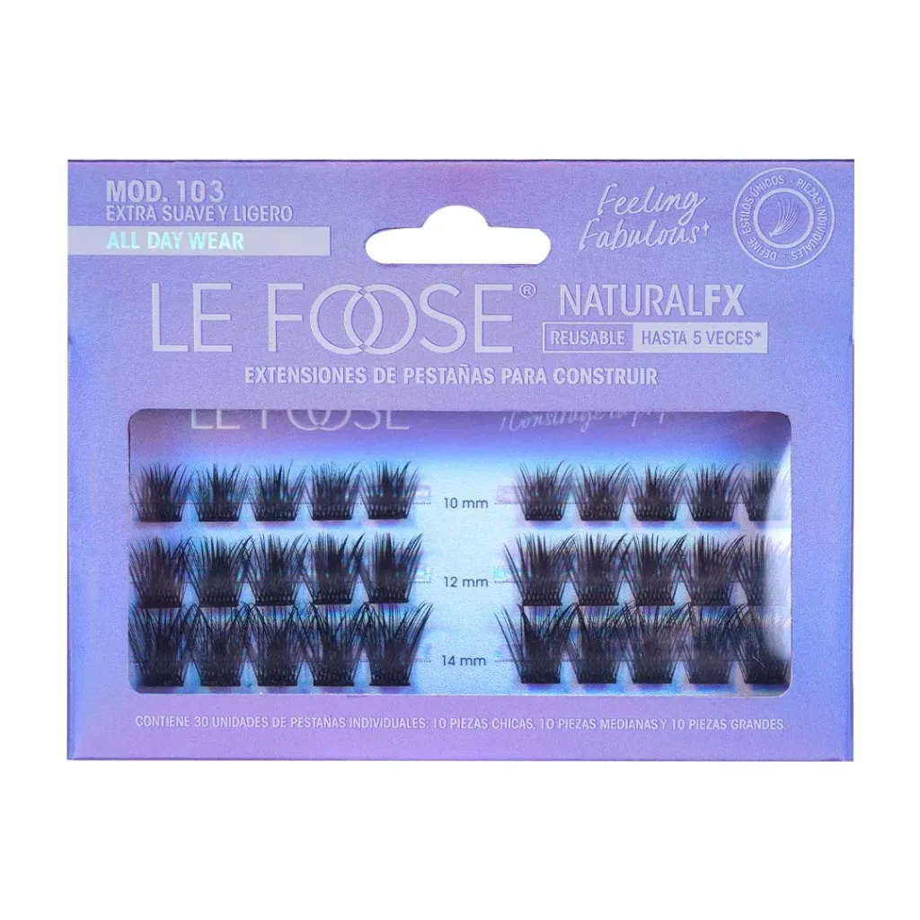 [EXTLF-103] Extensiones De Pestaña Construibles Natural Fx Le Foose 103