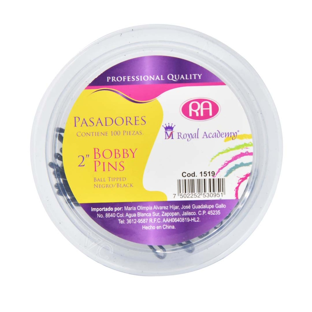 [1519] PASADOR NEGRO BOTE C/100 RA (2519/15871)