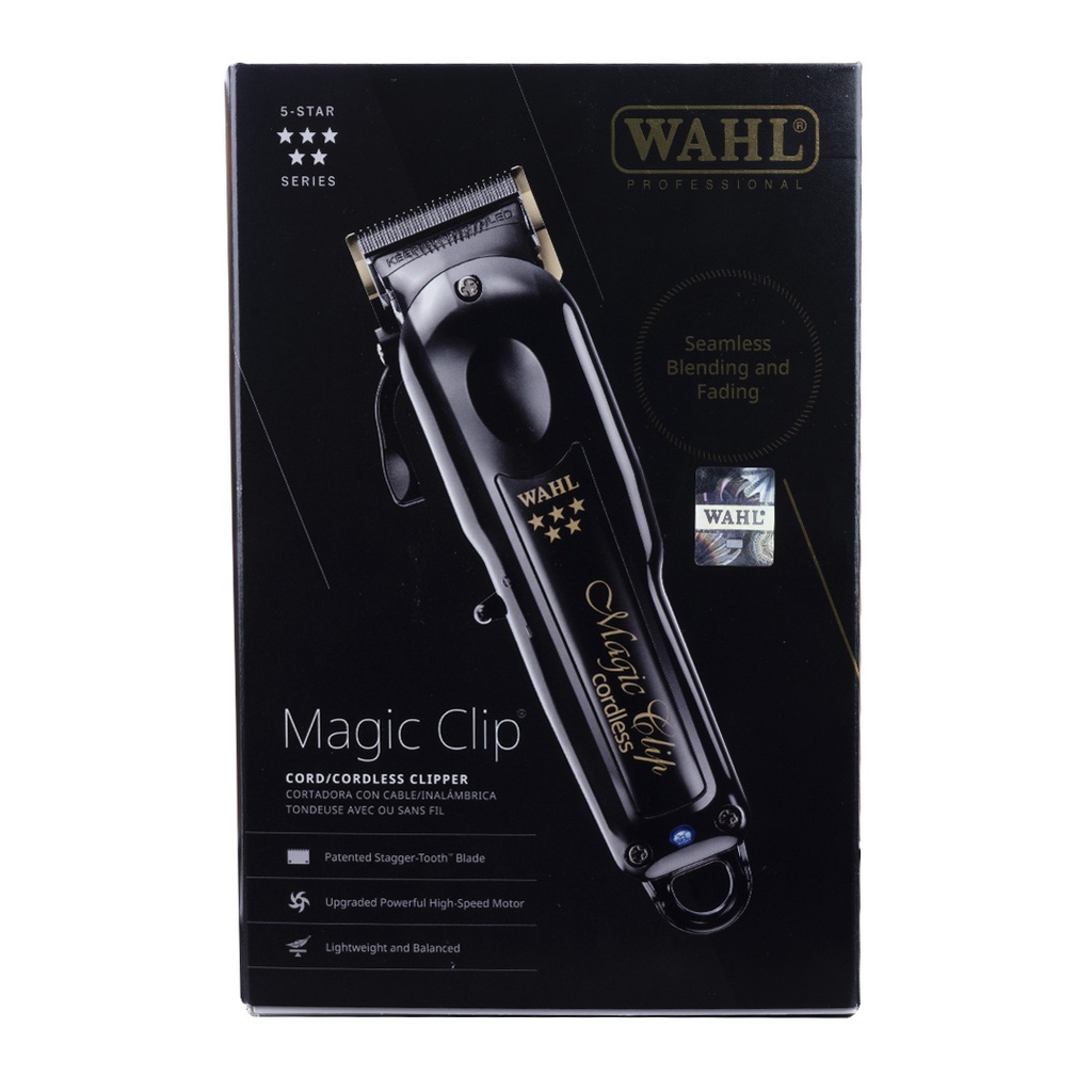 [3026432] Maquina cortadora 5 Star Cord/Cordless Magic Clip NEGRA WAHL