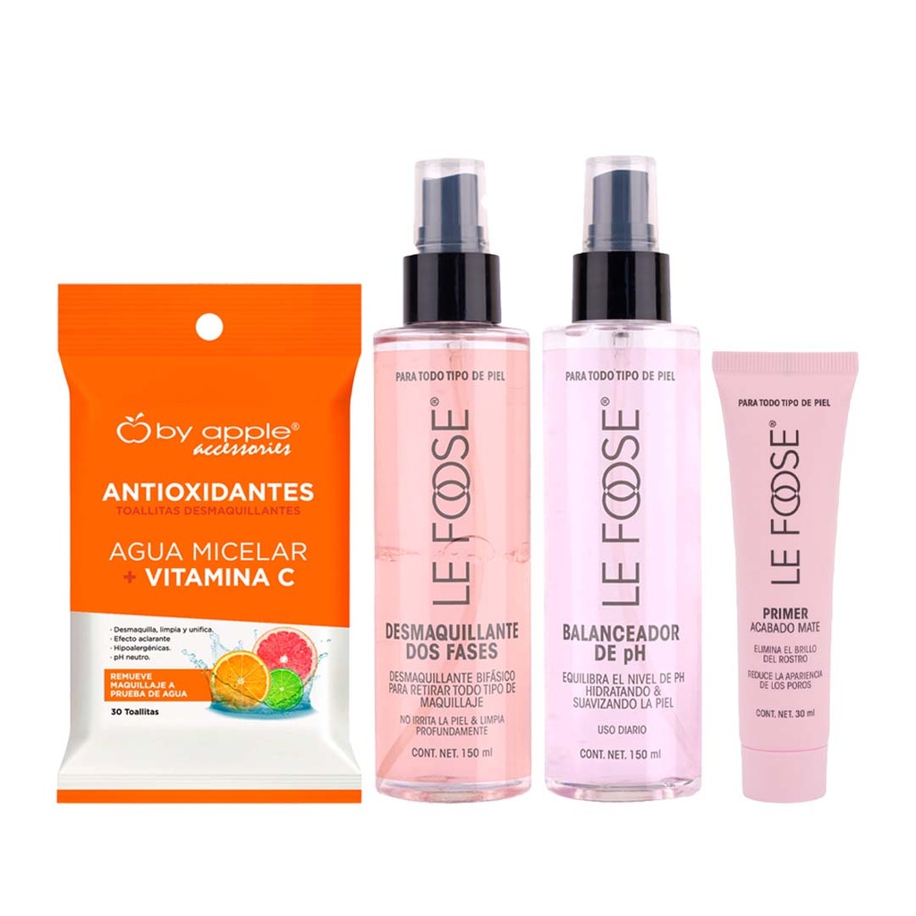 Le Foose Kit Esencial de Limpieza y Preparación Facial