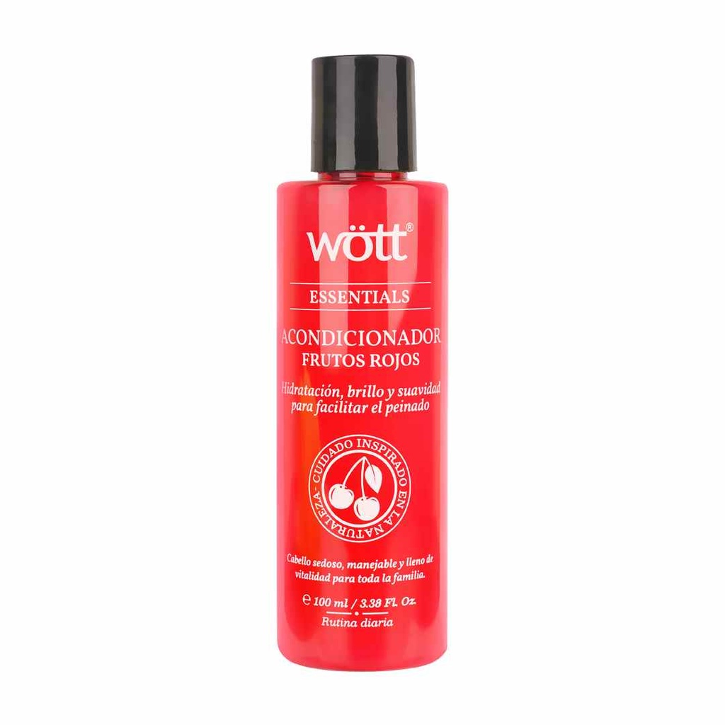 [MIN-ACOND] ACONDICIONADOR FRUTOS ROJOS WOTT 100 ML