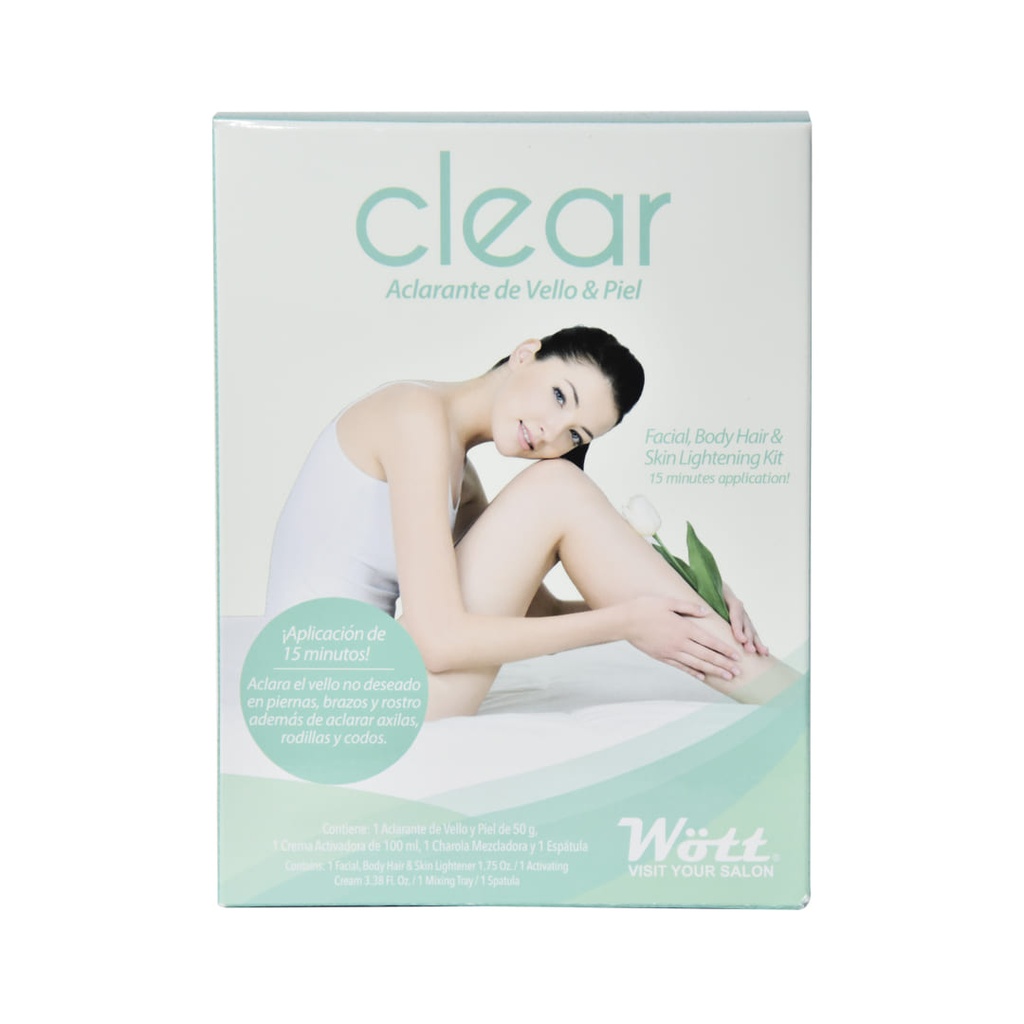 [M4013] DECOLORANTE PARA VELLO CLEAR WOTT