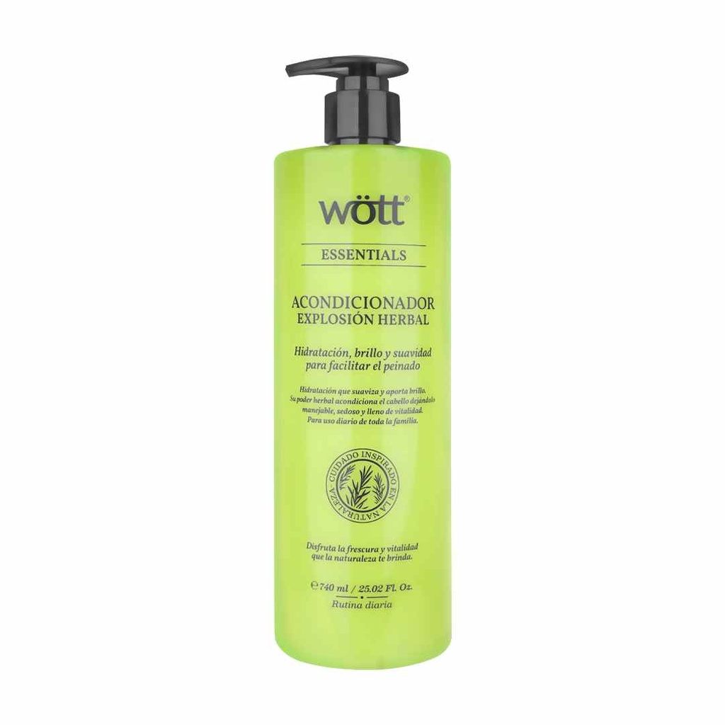 [WH-ACON] ACONDICIONADOR HERBAL WOTT 740 ML