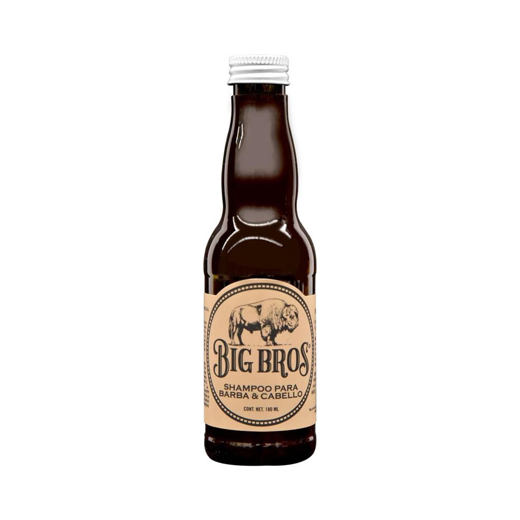 SHAMPOO BIG BROS PARA BARBA Y CABELLO 180 ML