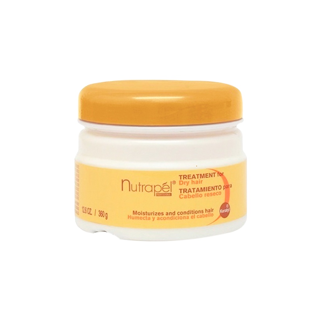 [NU-14] TRATAMIENTO PARA CABELLO RESECO NUTRAPEL TARRO 360 GR
