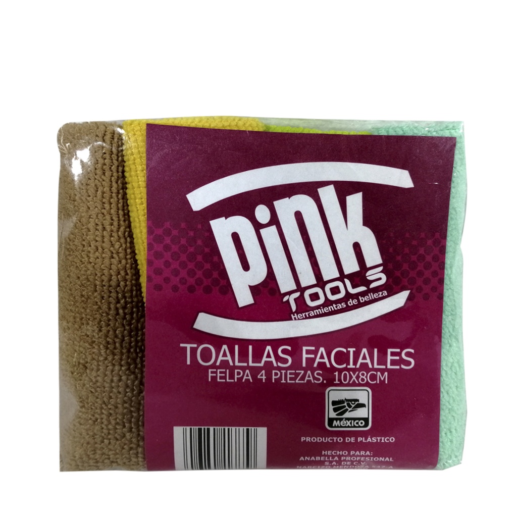 [TF] TOALLA FACIAL PINK TOOLS TF
