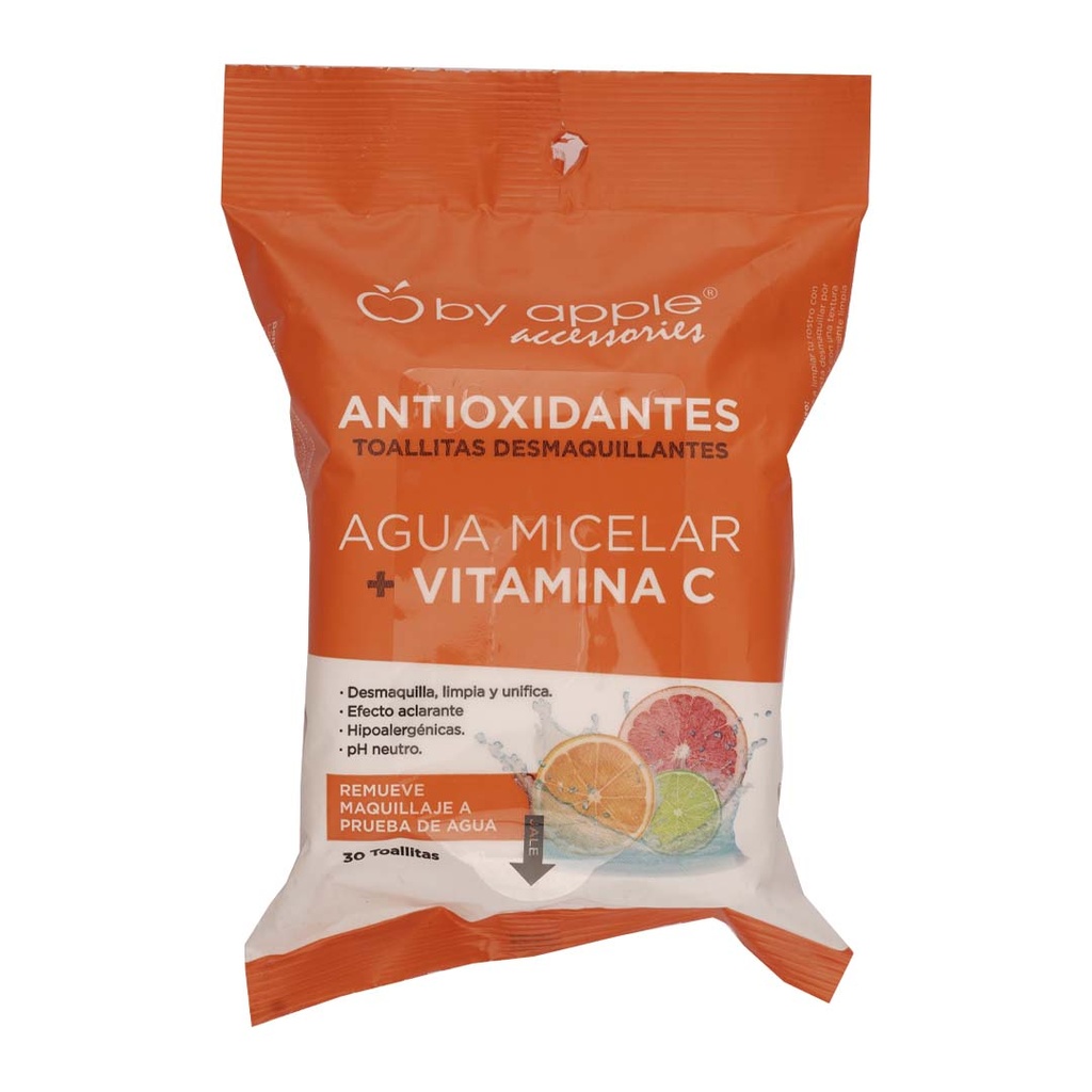 TOALLITA DESM. DE AGUA MICELAR+VITAMINA C