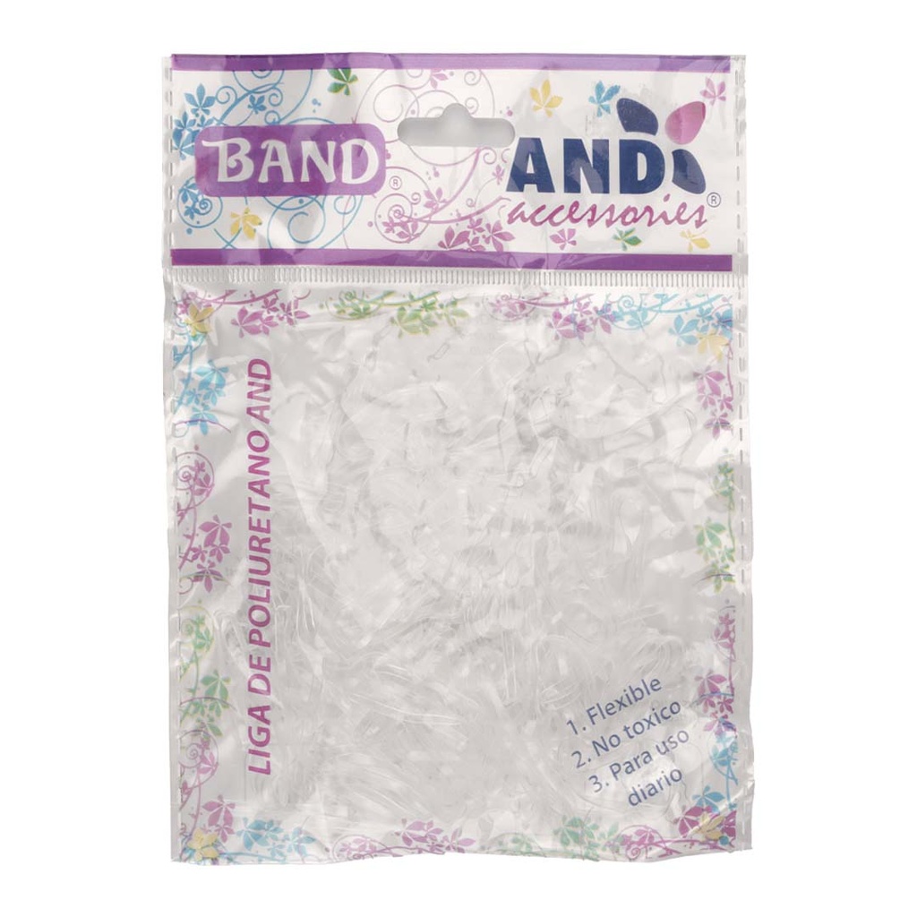 BOLSA DE LIGAS AND C/200 TRANSPARENTE