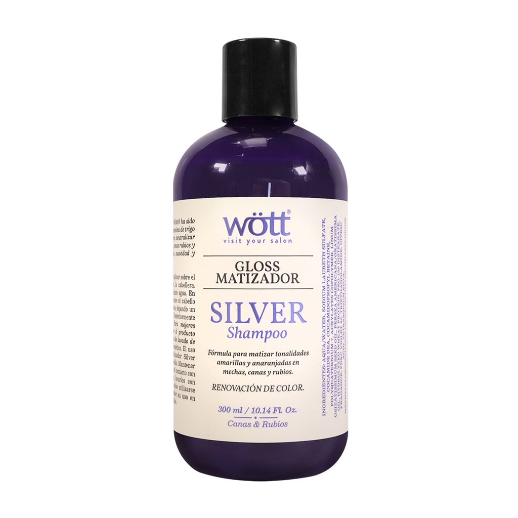 SHAMPOO WOTT MATIZADOR GRAY 300 ML