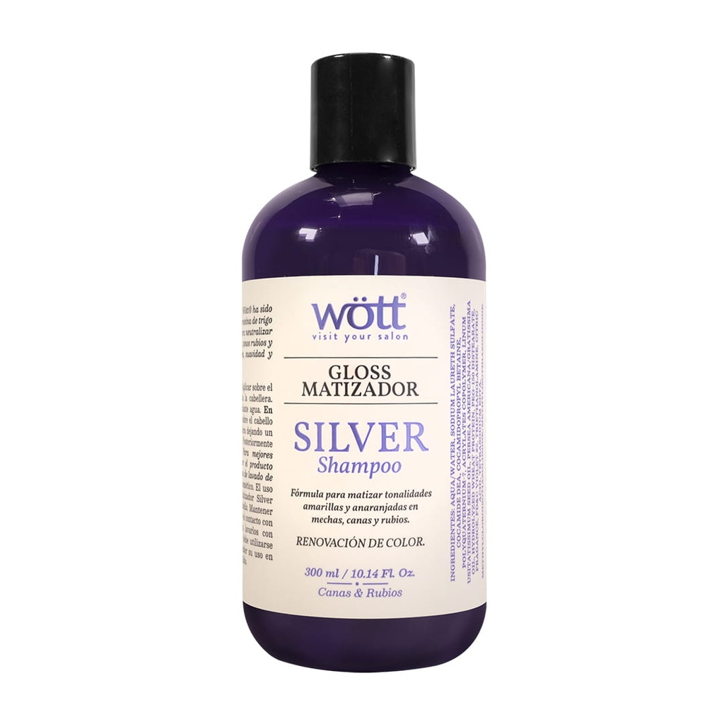 SHAMPOO WOTT MATIZADOR GRAY 300 ML