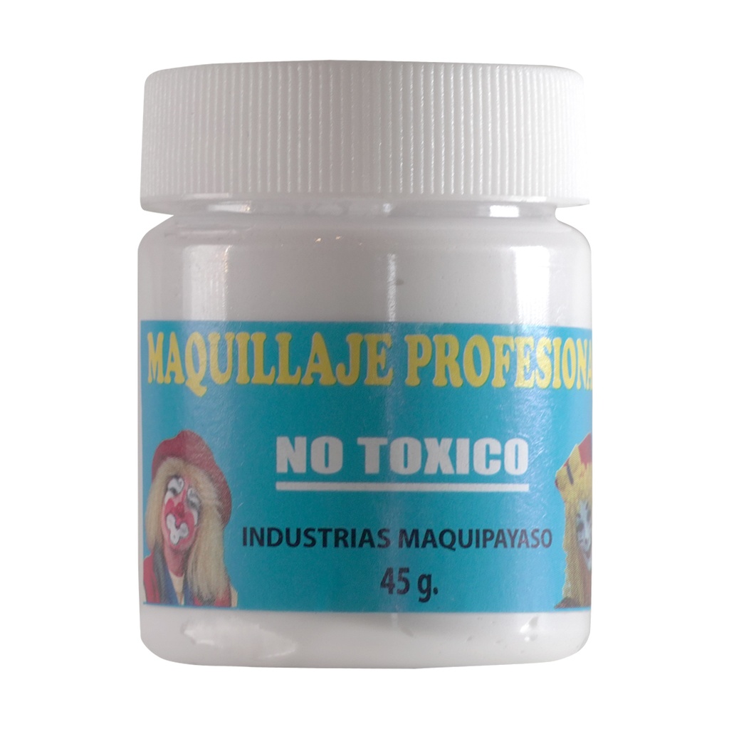 MAQUILLAJE PARA PAYASO BLANCO