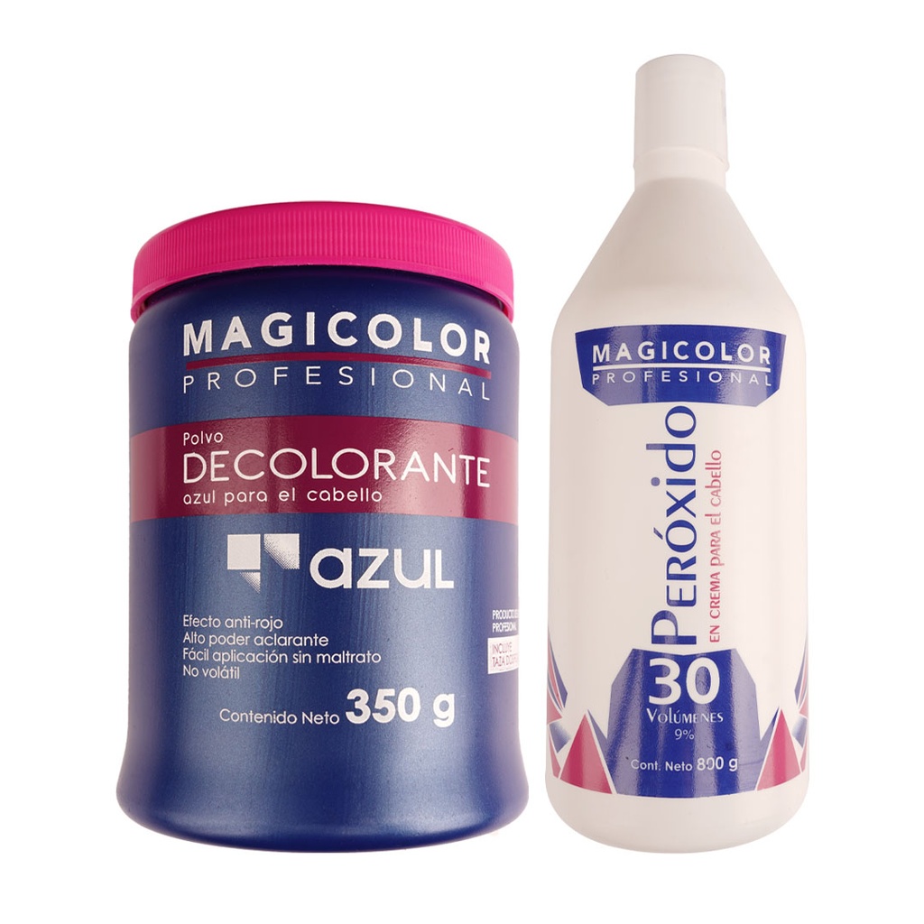 DECOLORANTE RYT AZUL 350 GR + PEROX. 30 VOL LTO