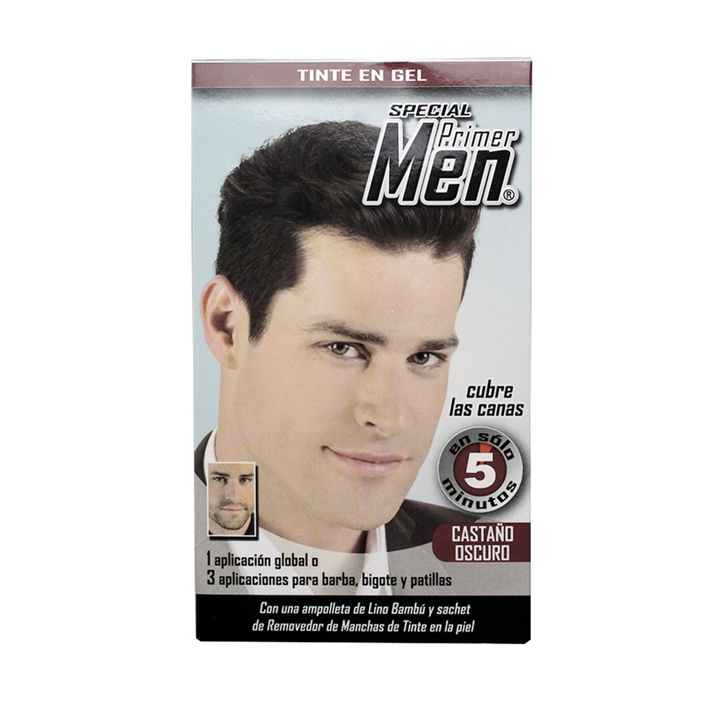 TINTE PRIMER MEN CASTAÑO OBSCURO