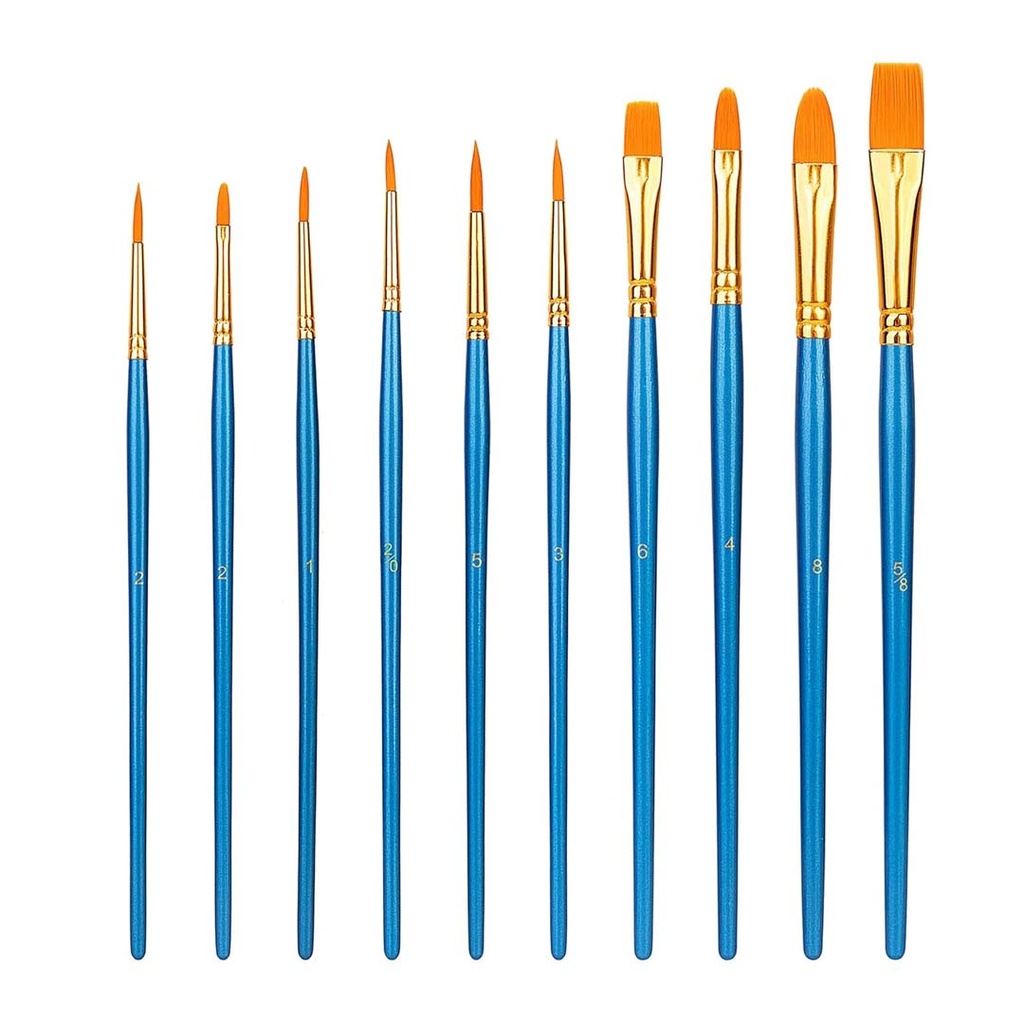 SET DE PINCELES C/10 MULTIUSOS PINTO