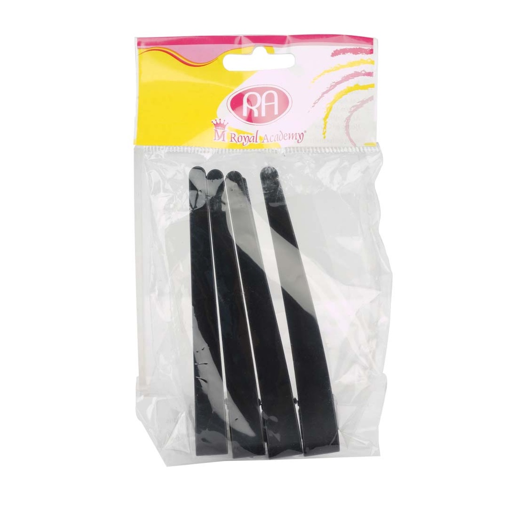 CLIP PLASTICO NEGRO Y GRIS C/4 RA