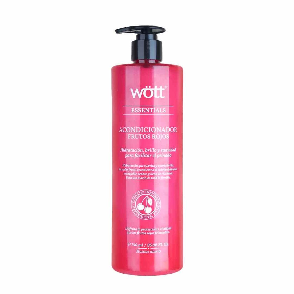 ACONDICIONADOR FRUTOS ROJOS WOTT 740 ML