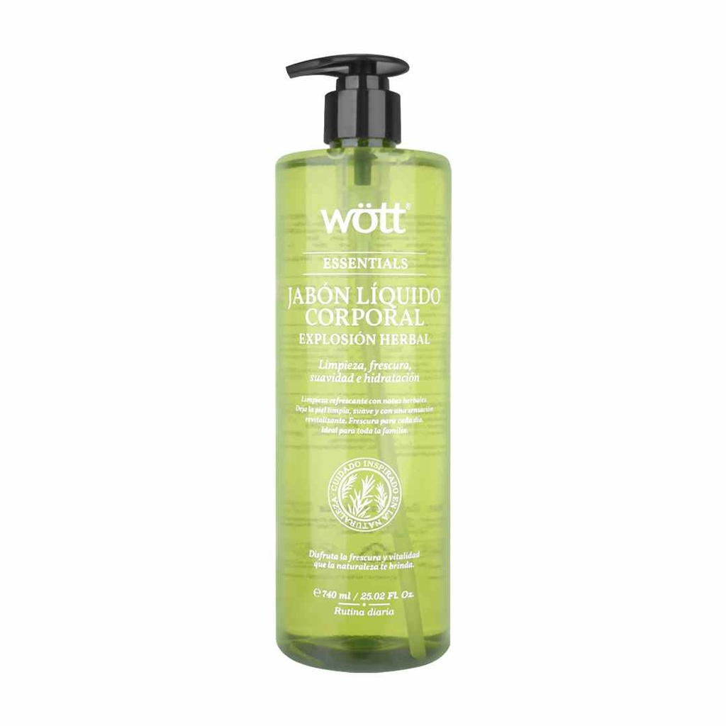 JABON CORPORAL HERBAL WOTT 740 ML