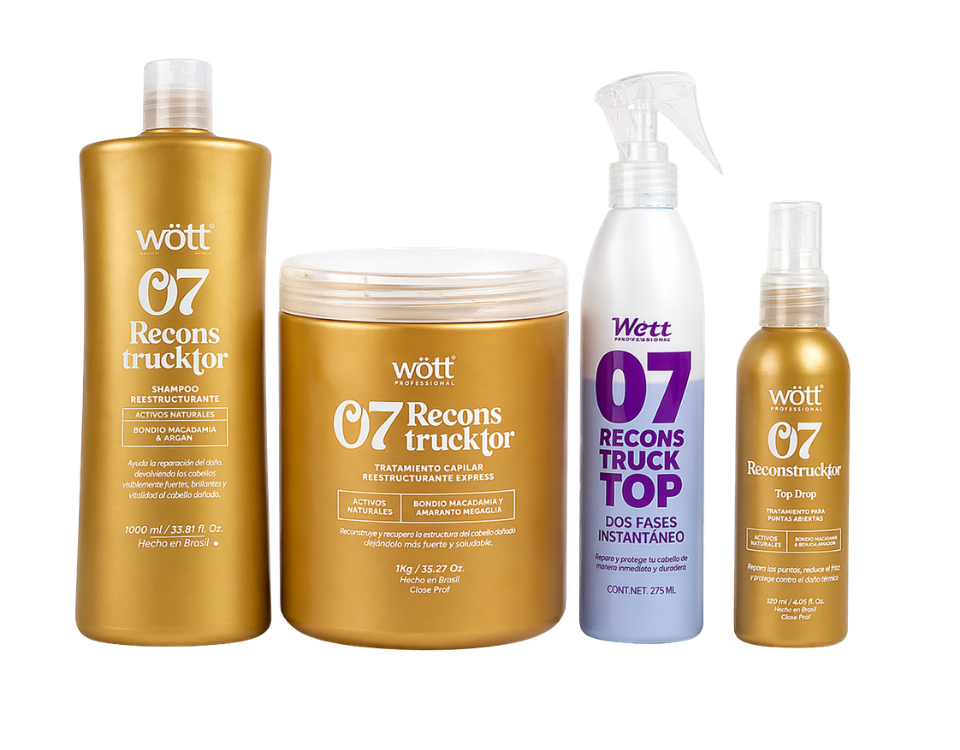 Kit Profesional Wött 07 Reconstrucktor – Fuerza, Brillo y Reparación