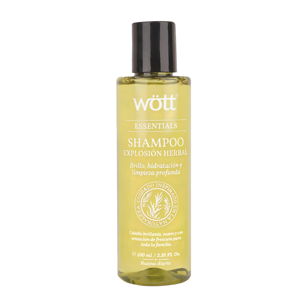 SHAMPOO HERBAL WOTT 100 ML.