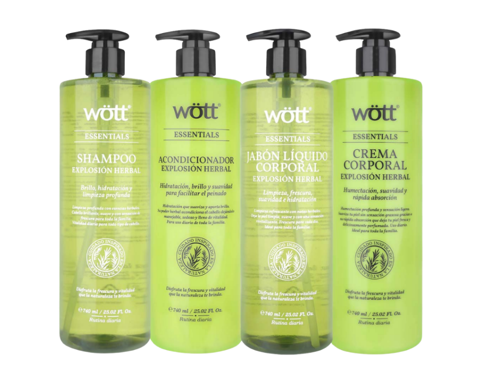 Kit Familiar Herbal – Rutina Completa 740 ml