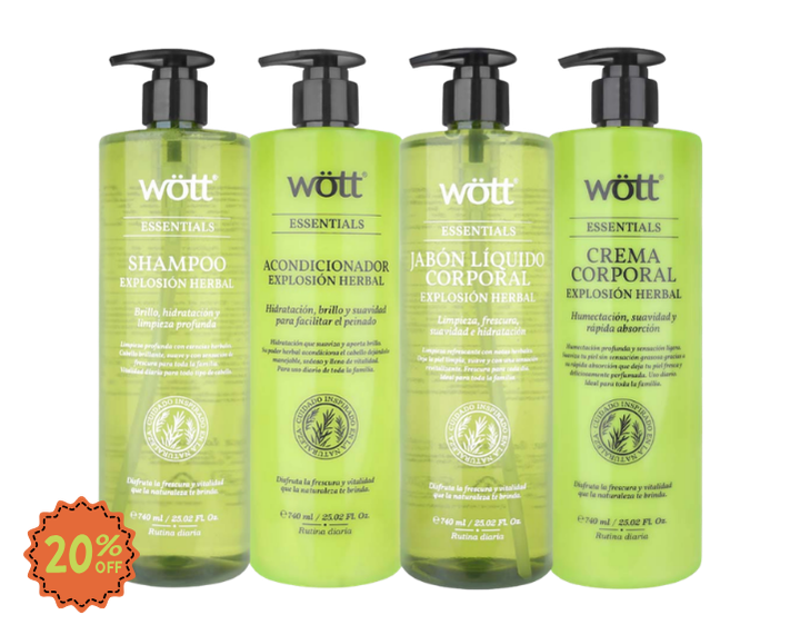 Kit Familiar Herbal – Rutina Completa 740 ml