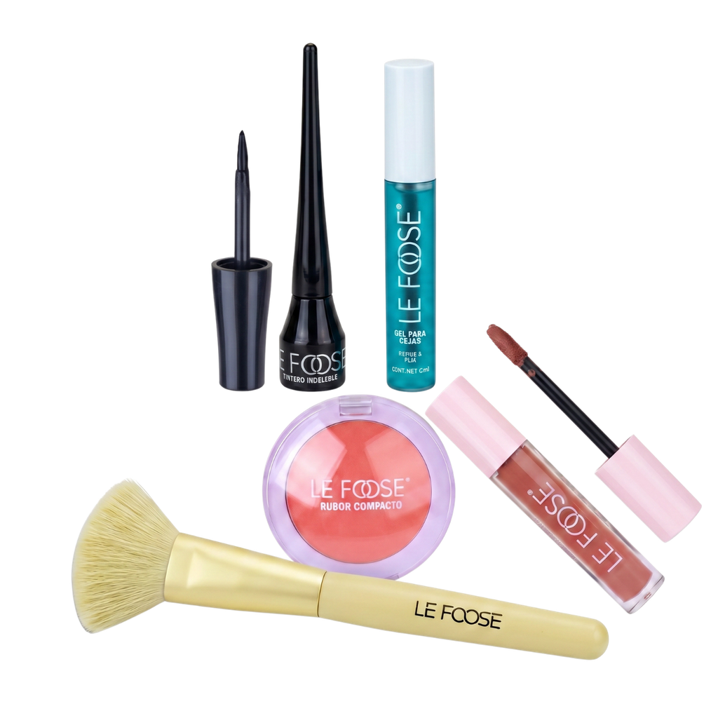 Kit de Maquillaje Completo Le Foose para Rostro, Cejas y Labios
