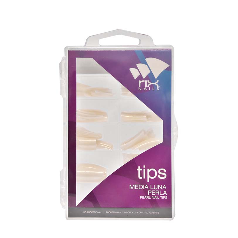 CAJA DE UÑAS RIX CON 100 PERLA