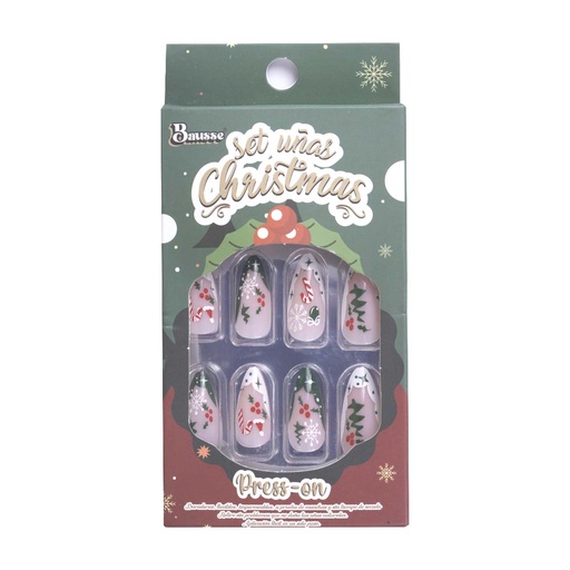 [M2159] UÑAS CON DECORACION NAVIDEÑA (carmelo)