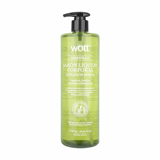 [WH-JAB] JABON CORPORAL HERBAL WOTT 740 ML