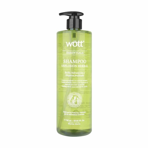 [WH-SHAMP] SHAMPOO HERBAL WOTT 740 ML.