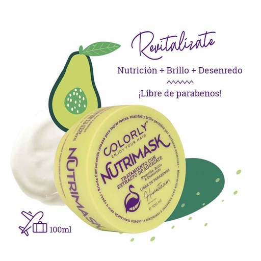 [MASK-100] TRATAMIENTO NUTRIMASK COLORLY 100 ML