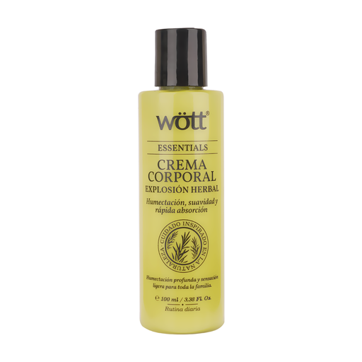 [MINI-CREMHERB] CREMA CORPORAL HERBAL WOTT 100 ML