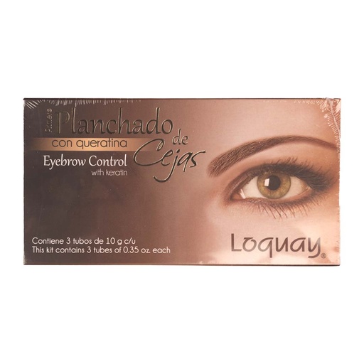 [0022] PLANCHADO DE CEJA CON QUERATINA LOQUAY