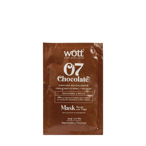 [CHOC-07-05] MASCARILLA EN SOBRE CHOCOLATE DE WOTT 07