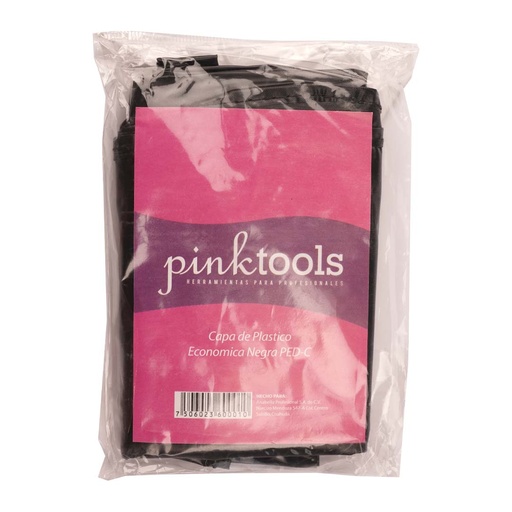 [PED-C] CAPA DE PLASTICO NEGRA PINK TOOLS