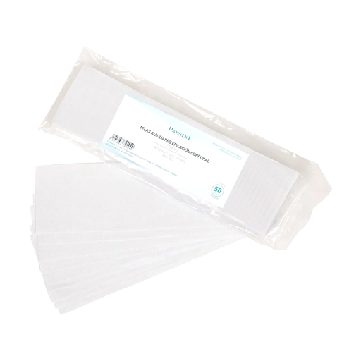 [17] TELAS PARA EPILACION CORPORAL TEJIDAS PASSINI 50 PIEZAS