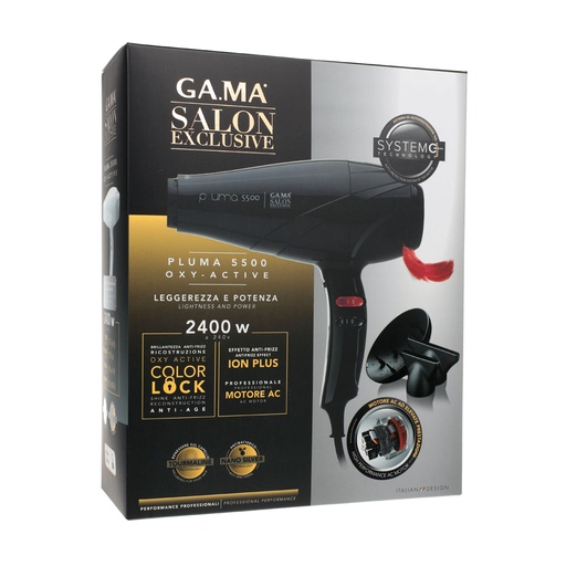[G-PLUMA5500] SECADORA PLUMA 5500 OXY ACTIVE GAMA