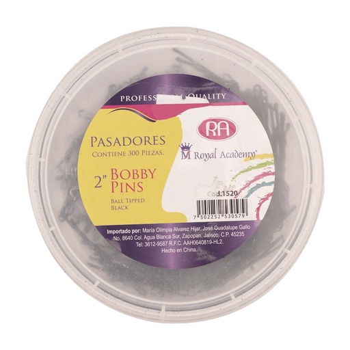 [1520] PASADOR PROF. NEGRO 2" C/300 RA